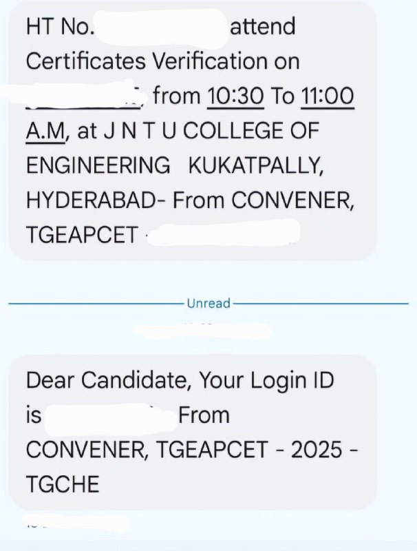TS EAPCET Counselling